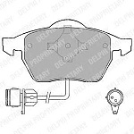 LP784 DELPHI Колодки тормозные дисковые | перед |