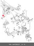 9004006 METACO Болт развальный. AUDI A3/SEAT LEON/SKODA YETI/VW JETTA