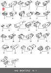 VLT6522S VOLTON Разъем 1J0973702 2-х контактный датчика температуры,VOLTON