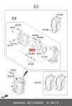 77A1493 MASTERKIT Поршень суппорта 77A1493