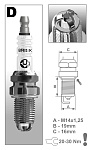 DR15TC1 BRISK Свеча зажигания EXTRA DR15TC1 (1328)