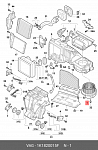 DEA2001 DEPPUL ВЕНТИЛЯТОР AUDI A3 (09-13), VW JETTA (06- )