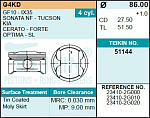 51144050 TEIKIN 51144050 TEIKIN Поршень двигателя 51144050
