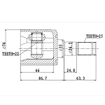 Z87791R ZIKMAR ШРУС