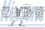 89278 NISSENS компрессор кондиционера!\ Hyundai i30 2.0 07>