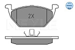 0252313019A MEYLE Колодки торм.пер. (WVA 23130 9,2 mm.)