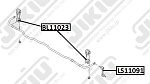 BL11023 JIKIU Втулка стабилизатора задняя HYUNDAI SANTA FE (CM) 06-12, KIA SORENTO (XM) 09-15 BL11023