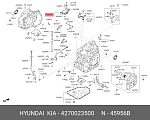 4270023500 HYUNDAI / KIA ПЕРЕКЛЮЧАТЕЛЬ КПП, 12B