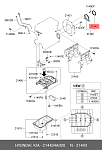 214434A000 HYUNDAI / KIA Сальник коленвала задний D4CB 2.5 L