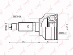 CO4408 LYNXAUTO CO-4408 ШРУС LYNXauto