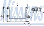 94684 NISSENS Радиатор кондиционера