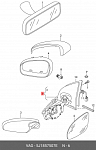 SD011941E2L00 FORWARD SK01-108-1EL Зеркало L эл.c подогр.в сборе/FABIA/AF/грунт/5pin