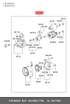 LST0818 STARTVOLT СТАРТЕР ДЛЯ А/М HYUNDAI ACCENT II (ТАГАЗ) (99-) 1.5I 0,85КВТ (LST 0818)