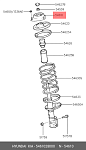 5461028000 HYUNDAI / KIA ОПОРА АМОРТИЗАТОРА