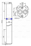 LCR1808 LUZAR Ресивер-осушитель конд. для а/м Skoda Octavia A5 (04-)/VW Golf V (03-) (LCR 1808)