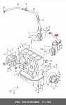 RP036103493CP ROERS PARTS Патрубок системы вентиляции картерных газов