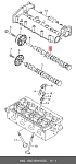 TEVG03C01DC TOIE Распредвал Audi, VW, Skoda 2.0 10->19 выпускной (Высокое качество)