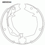 ABS0244 ALLIED NIPPON Тормозные Колодки Барабанные