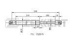 GF1628 ZEKKERT Пружина газовая багажника Skoda Superb (3U) 01-