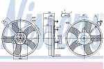85759 NISSENS вентилятор охлаждения!\ Seat Ibiza, VW Polo 1.0-1.9i/D 99>