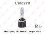 L18027B LYNXAUTO Лампа H27W/1 12V PG13 SUPER WHITE