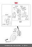 HZPHY516 NTY СУППОРТ HYUNDAI I30 07- /LEWY/