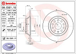 08C50111 BREMBO Диск торм. зад..[300x12] 5 отв.