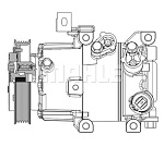 ACP631000P MAHLE / KNECHT Компрессор кондиционера