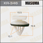 KR346 MASUMA Клипса автомобильная (автокрепеж) MASUMA 346-KR (уп.50)