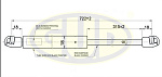 GGS010192 G.U.D АМОРТИЗАТОР КАПОТА SKO SUPERB (3U4) 02/02- 350N L=721,5/315MM