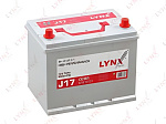 J17 LYNXAUTO аккумулятор !B01, 12V, EN620A, 70Ah, 0(-+), L261, B175, H220, A \ACURA, BYD, CHRYSLER, DAIHATSU,