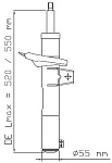 3358015 KAYABA Амортизатор пер. SCODA OCTAVIA III/AUDI A3/VW GOLF VII 12=> (газ.)