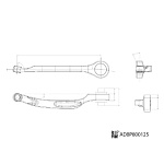 ADBP800125 BLUE PRINT Опора двигателя HYUNDAI TUCSON 04- зад.