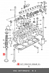 77BV358 MASTERKIT 77BV358 Клапан впускной Skoda OCTAVIA I (1U2) AMD