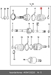 4954133220 HYUNDAI / KIA ПЫЛЬНИК ШРУСА ВАЛА КОЛЕСА