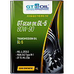 8809059407837 GT OIL xGT Gear Oil, SAE 80W-90, API GL-5 (4л) Масло трансмиссионное полусинтетическое