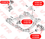 HY5010M VTR Подушка двигателя, передняя