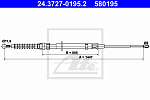 24372701952 ATE трос ручника!1447mm\Audi A3, Skoda Octavia/Yeti, VW Golf/Jetta 1.4-2.0i/2.0D 04>