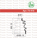 73416 MARUICHI 156 Пыльник ШРУСа внутреннего