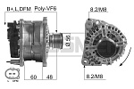 210231 ERA Генератор SKODA OCTAVIA VW BORA/GOLF IV 90A 210231