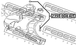 2398004KIT FEBEST Болт рычага подвески. (РЕМКОМПЛЕКТ) AUDI A3/S3/SPORTB./LIM./QU. 2004-2013 [RDW]