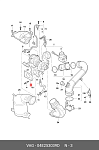 ZZX2927 HESSA А/з_Прокладка выхлопной ситемы VOLKSWAGEN TIGUAN 12-SKODA OCTAVIA 13-