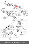 521873E000 HYUNDAI / KIA УПЛОТНИТЕЛЬНОЕ КОЛЬЦО ПОЛУОСИ ВЕДУЩЕГО МОСТА