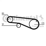 CT1109K2 CONTITECH Комплект ГРМ MITSUBISHI/HYUNDAI SONATA III/GALANT VI/L200/300/ECLIPSE II/LANCER VI/VII 2.0/2.4 16V <