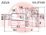 KAJFA48 ASVA ШРУС НАРУЖНЫЙ 25x55x30