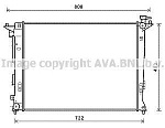 HY2285 AVA Радиатор