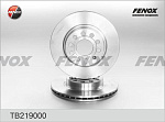 TB219000 FENOX ДИСК ТОРМОЗНОЙ AUDI A3, SKODA OCTAVIA, VW GOLF 03-