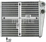 AH208000S MAHLE / KNECHT Теплообменник салона