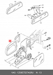 SV9321 MAGNETI MARELLI Корпус зеркала: VW POLO (9N_) '05