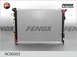 RC00353 FENOX Радиатор охлаждения 635x468x16  паяный FENOX